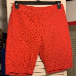 Woven lace shorts